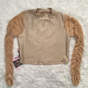 Size L Long sleeve Mesh Cropped Ref #626